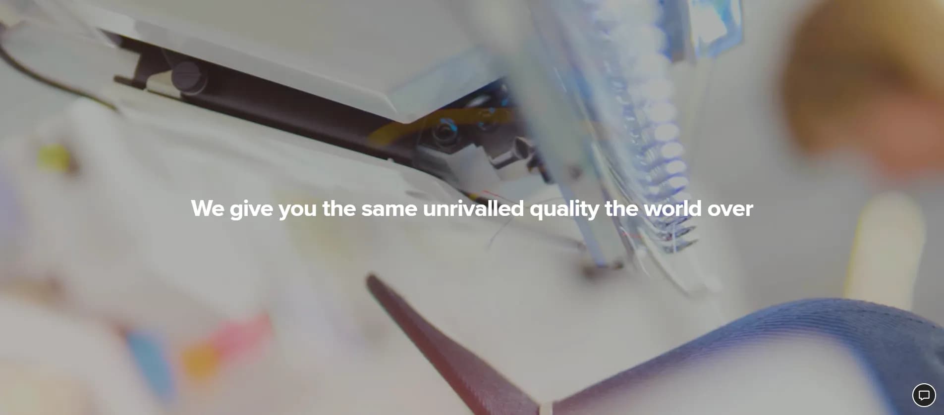 Global custom embroidery production with consistent quality and worldwide support